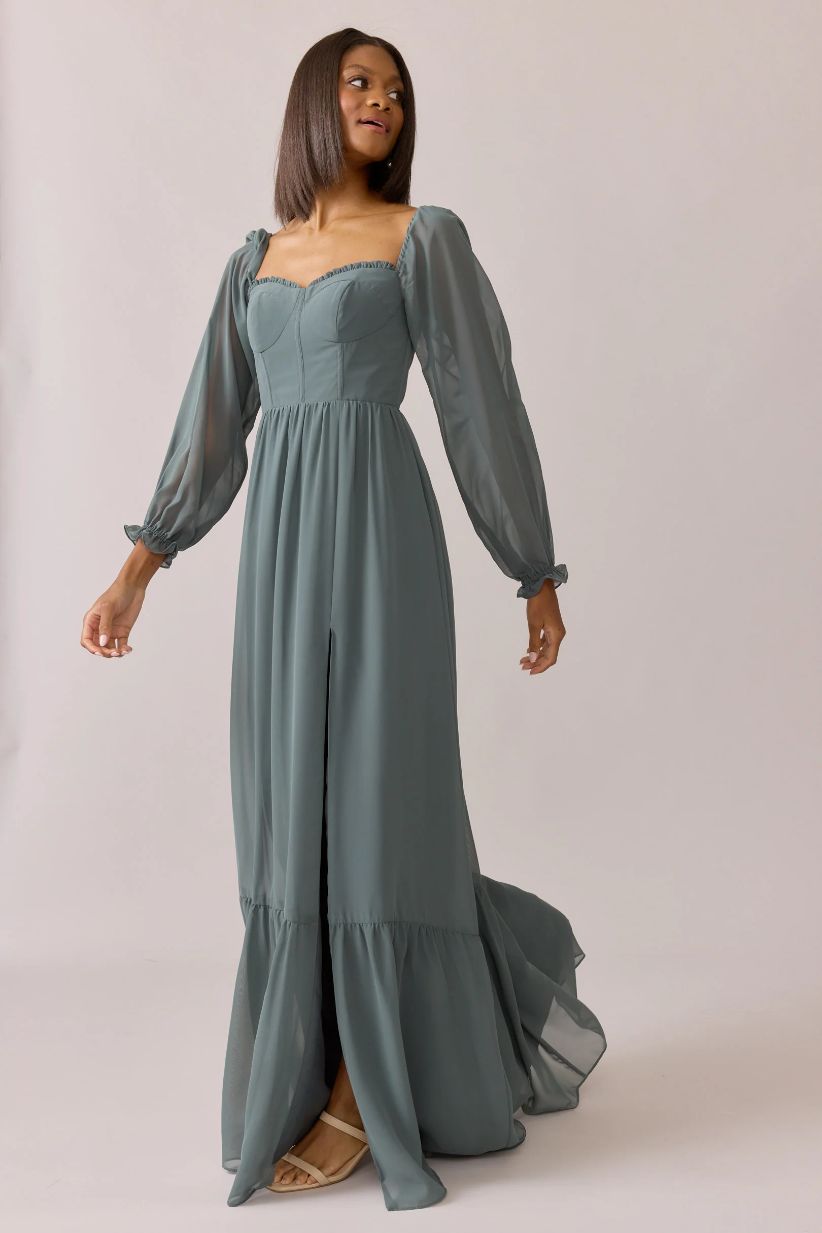 Willa Chiffon Dress | Made To Order - Image 73