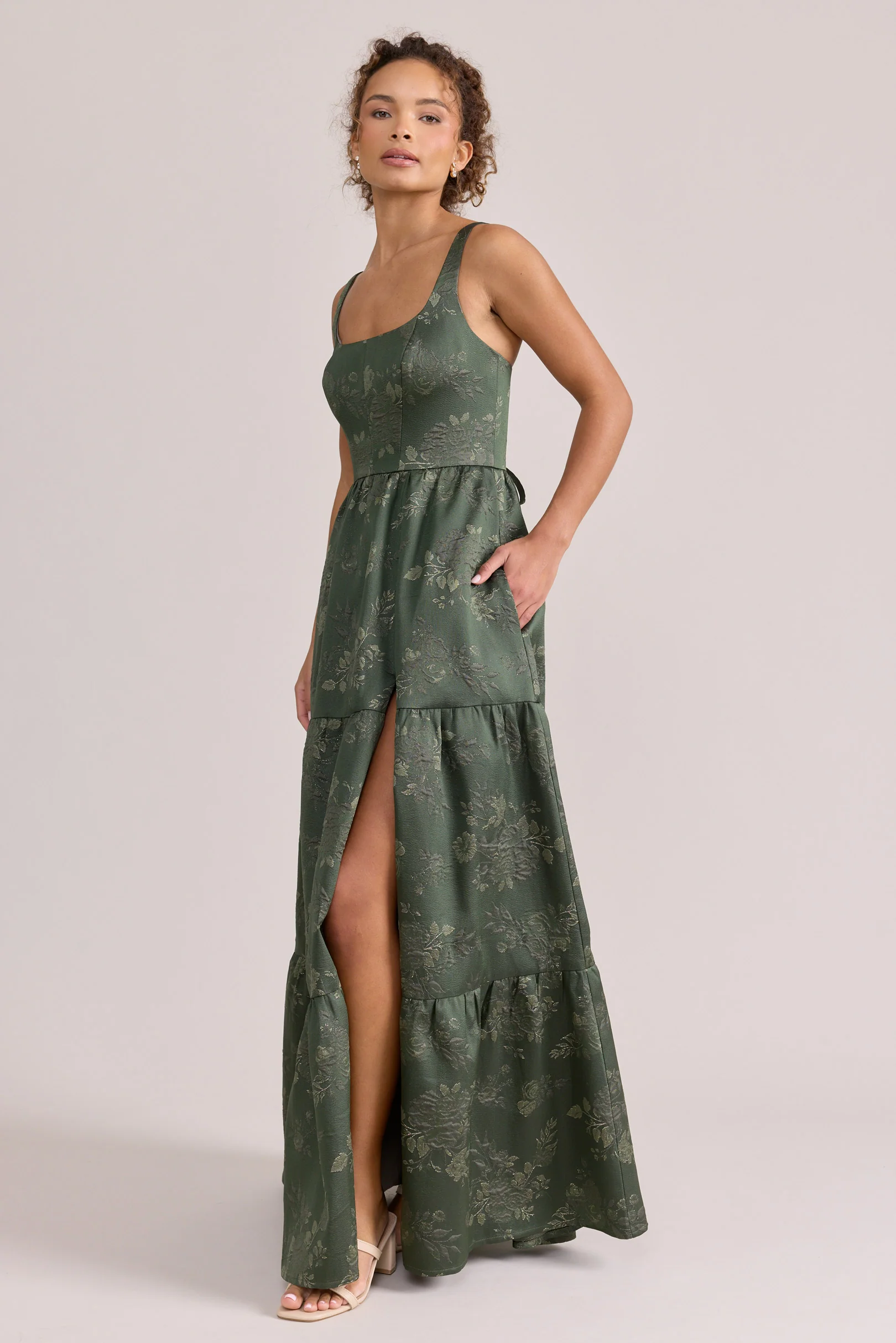 Winslet Jacquard Dress | Made To Order - Image 41
