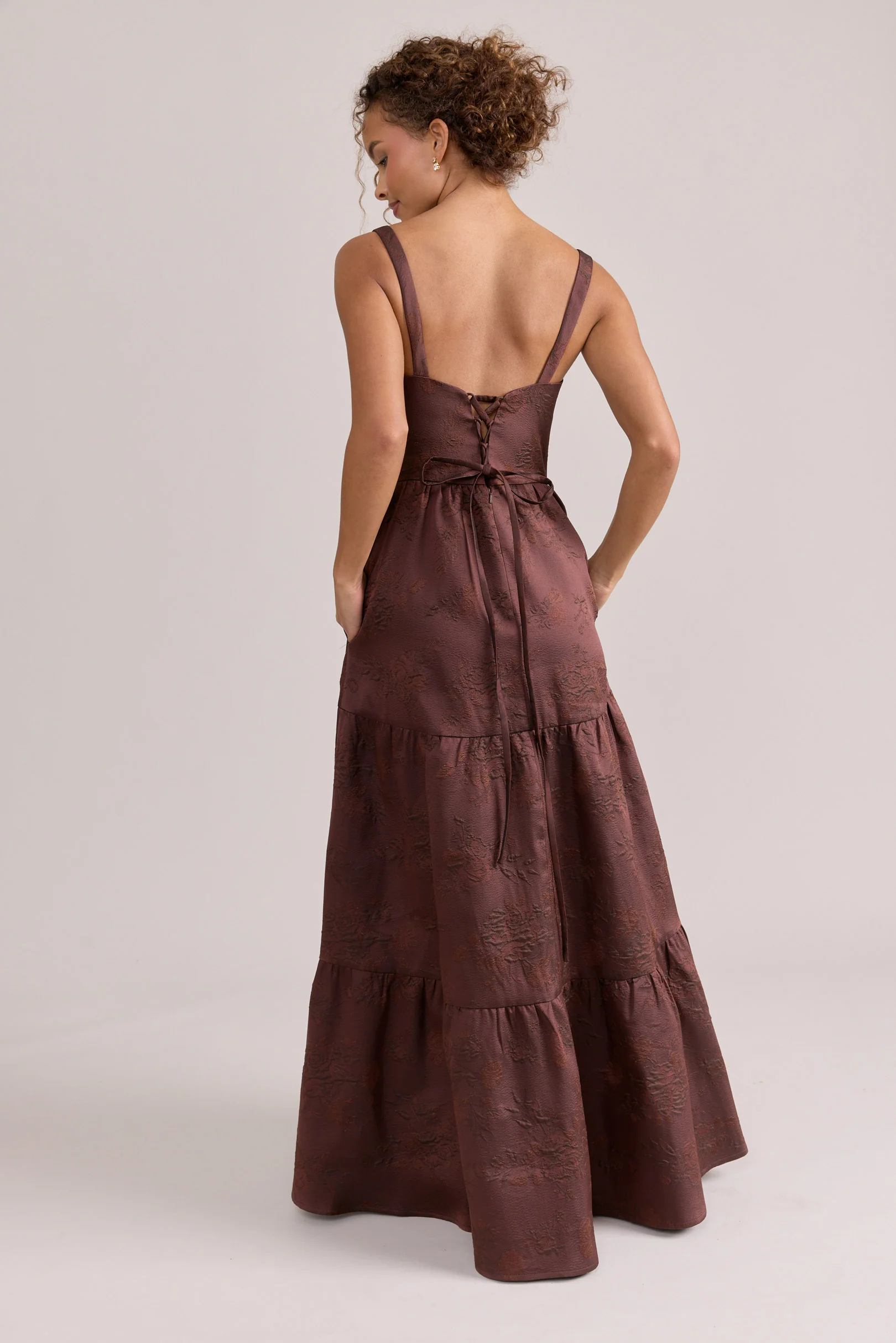 Winslet Jacquard Dress | Made To Order - Image 47
