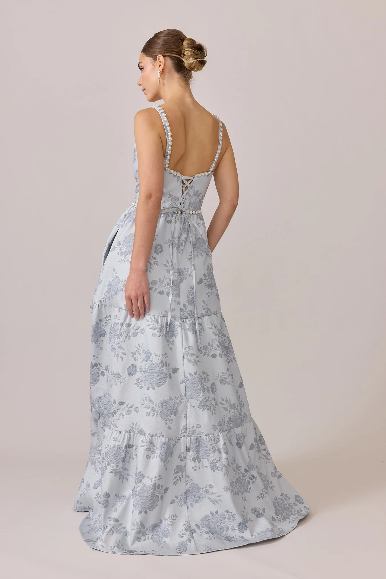 Winslet Luxe Jacquard Dress | Made To Order - Image 12