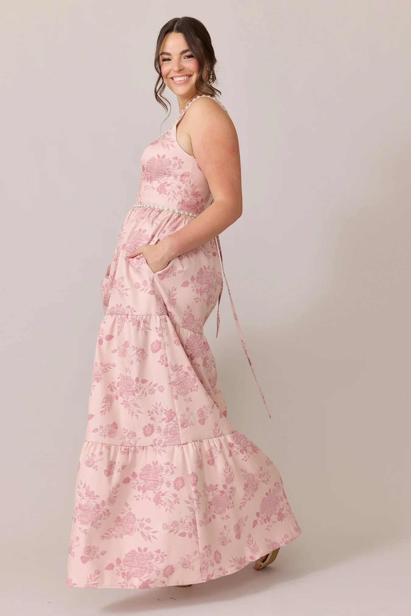 Winslet Luxe Jacquard Dress | Made To Order - Image 16
