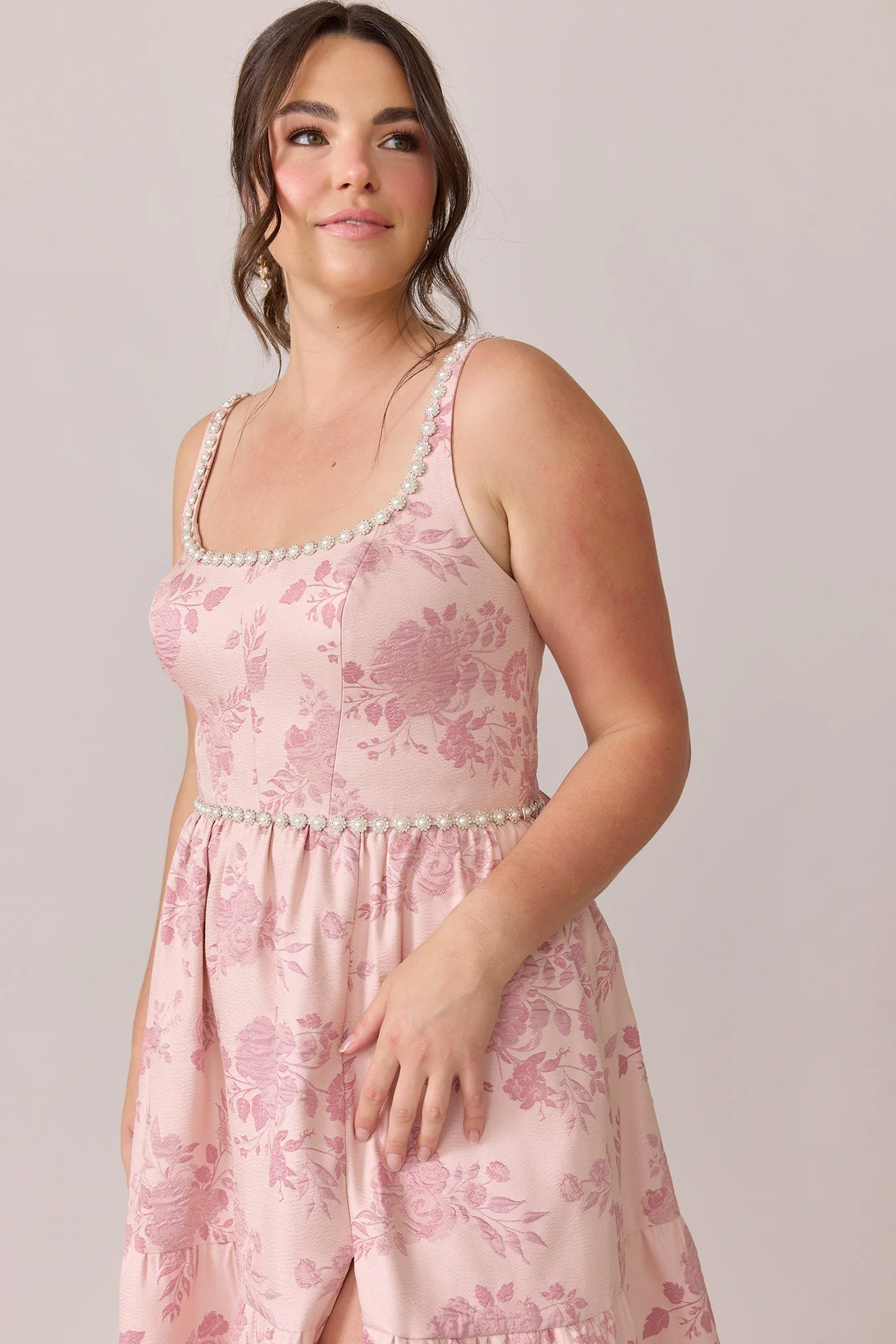 Winslet Luxe Jacquard Dress | Made To Order - Image 18