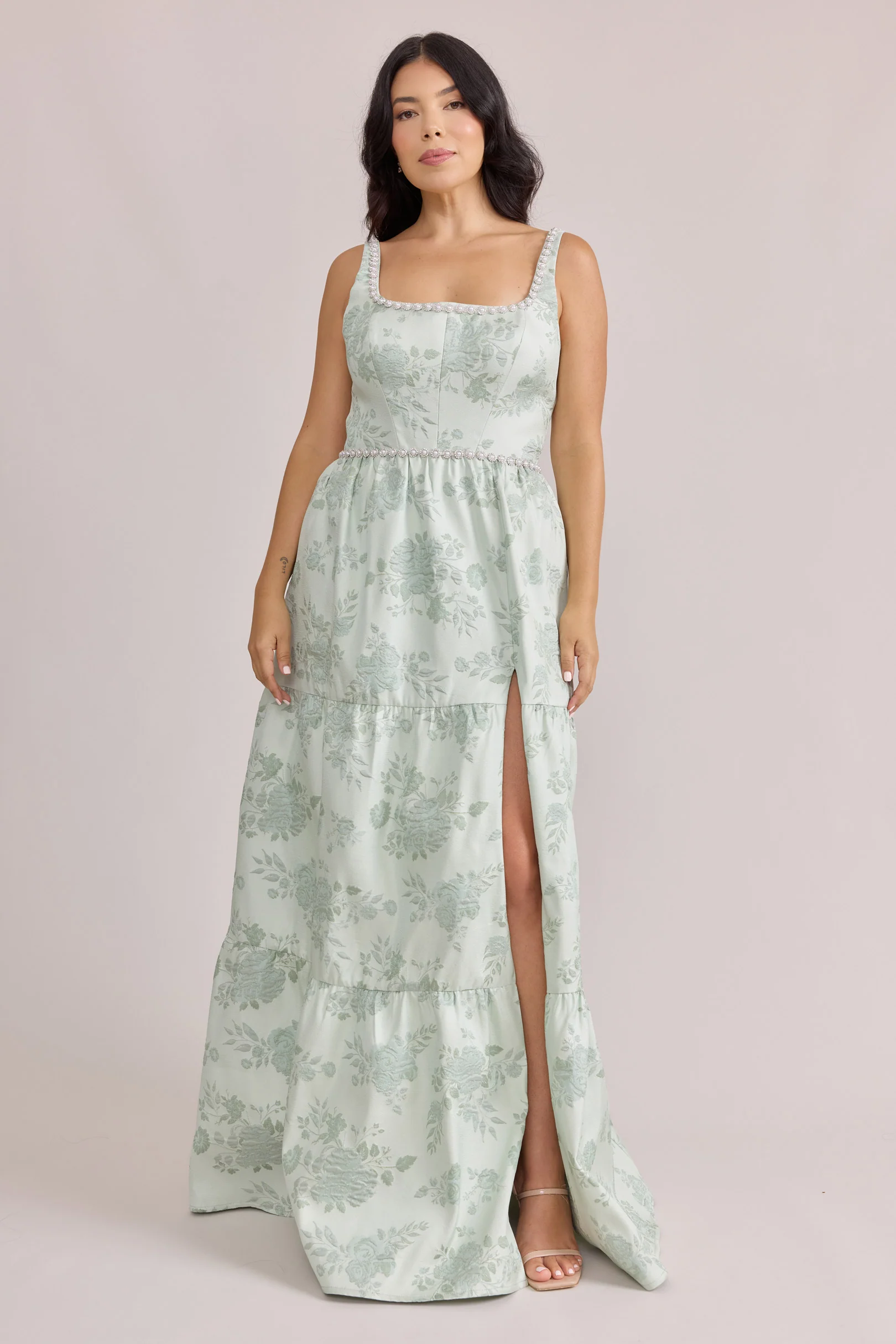 Winslet Luxe Jacquard Dress | Made To Order - Image 33