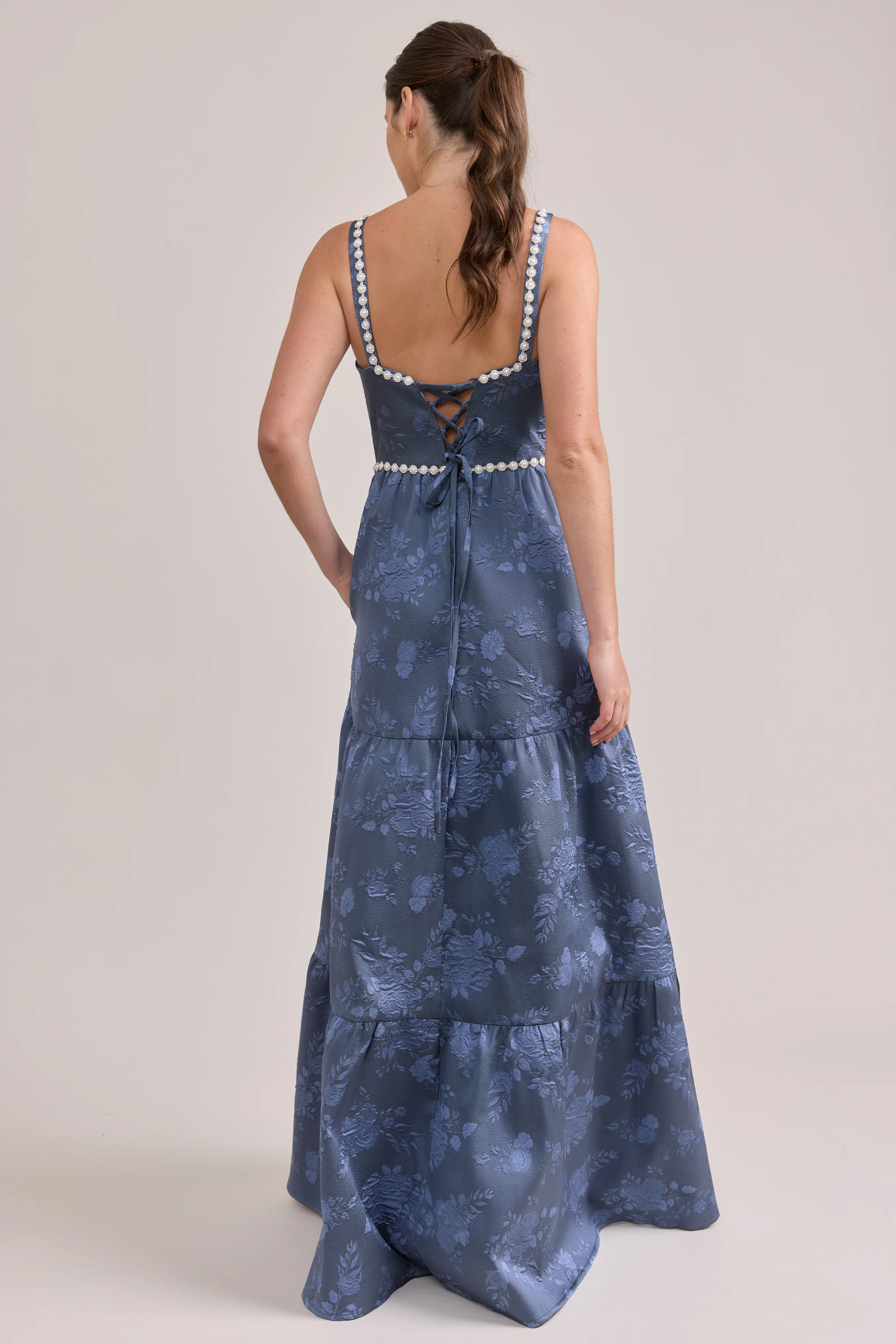Winslet Luxe Jacquard Dress | Made To Order - Image 37