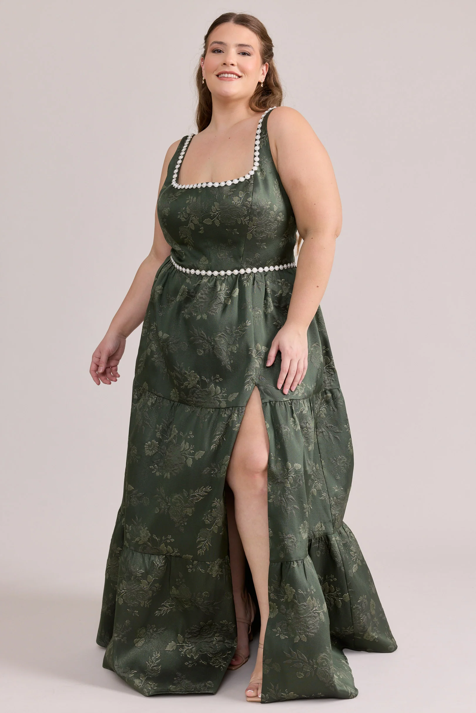 Winslet Luxe Jacquard Dress | Made To Order - Image 43