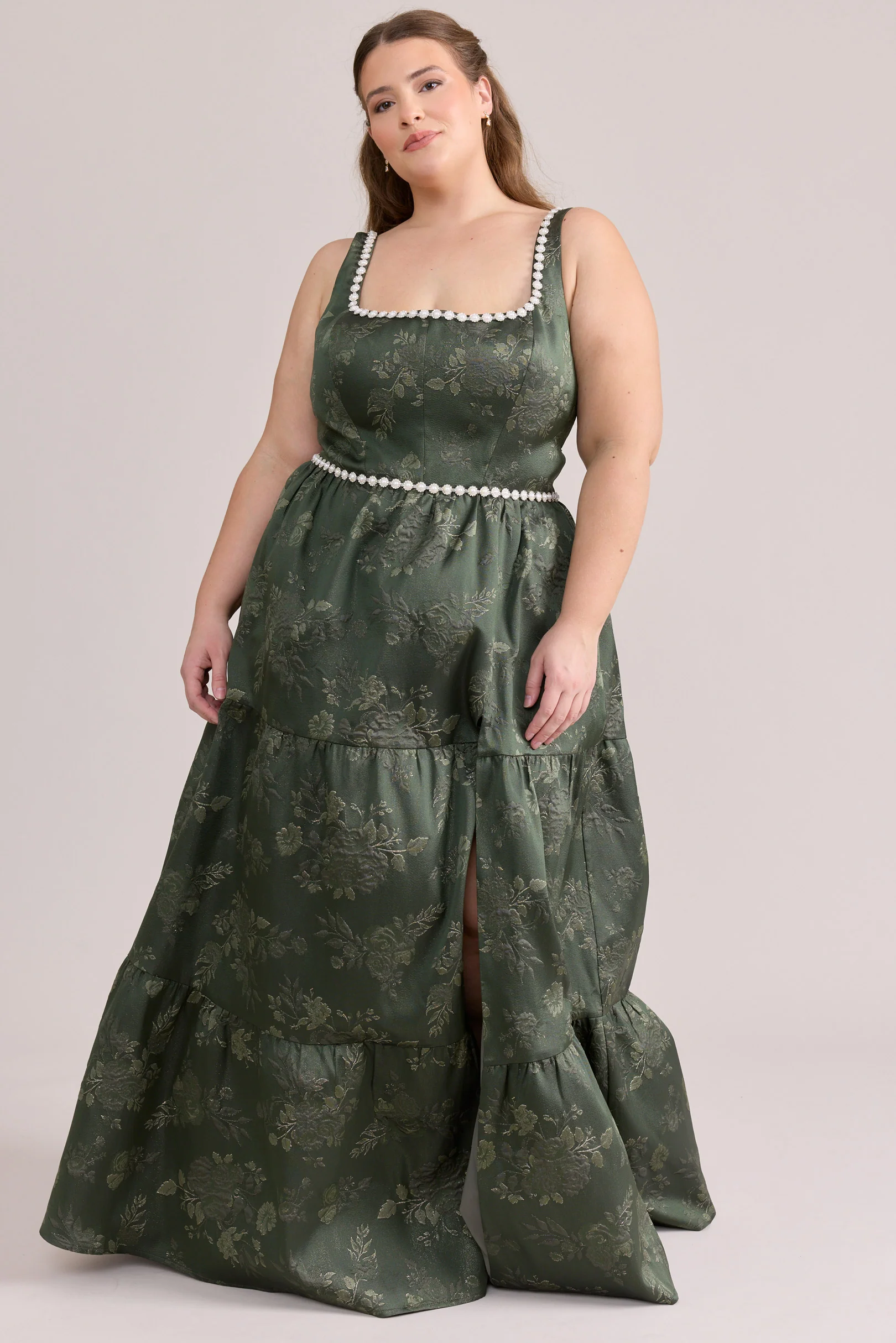 Winslet Luxe Jacquard Dress | Made To Order - Image 44