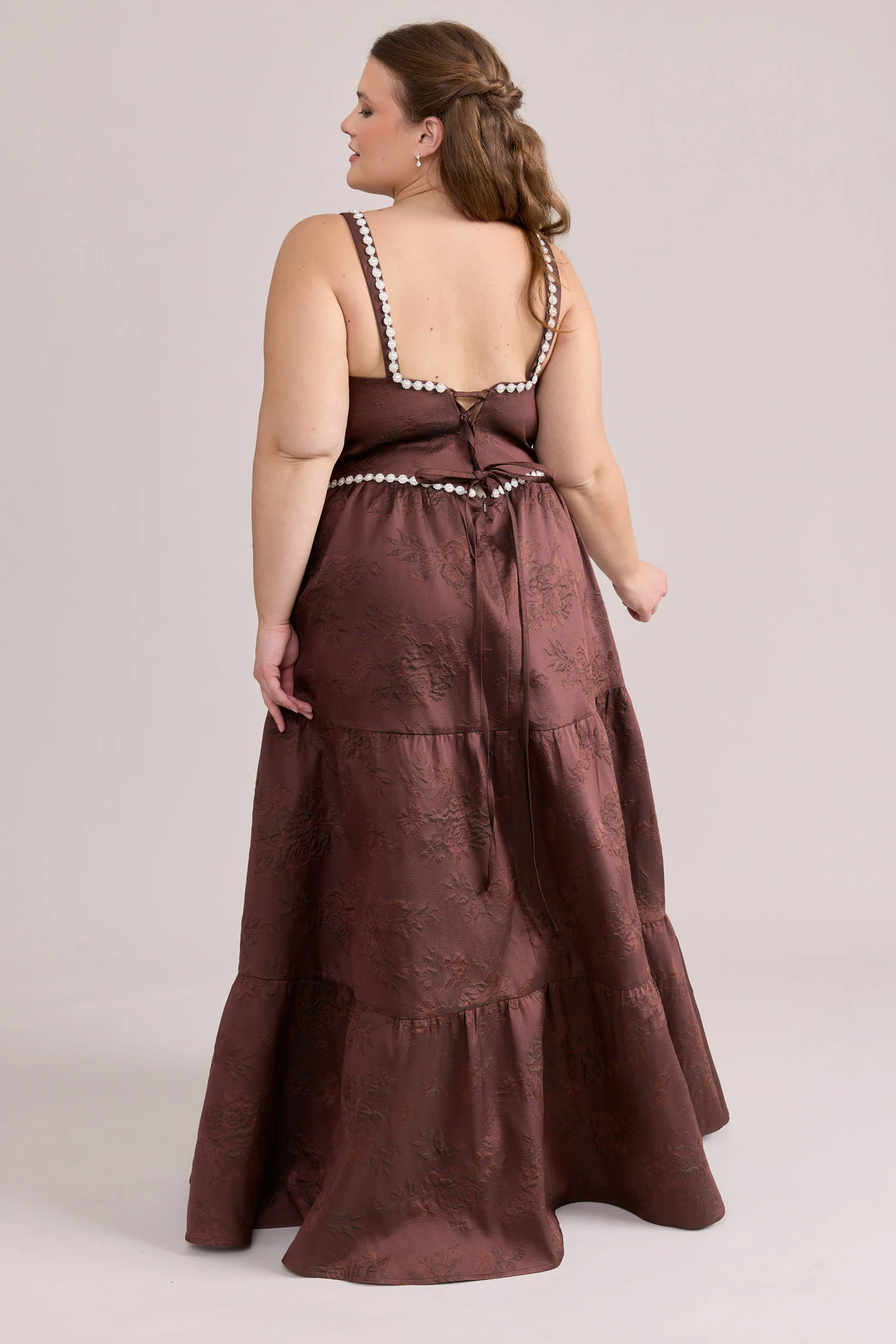 Winslet Luxe Jacquard Dress | Made To Order - Image 47
