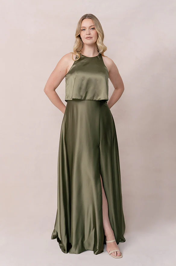 Wren Satin Dress | Home Try On - Image 2